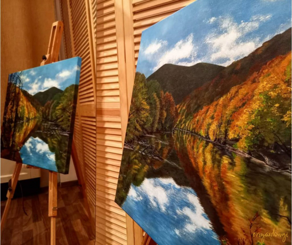 Mámorító (50x70 cm, akril vásznon)