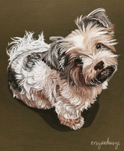 Mex (30x30 cm, akril vásznon)