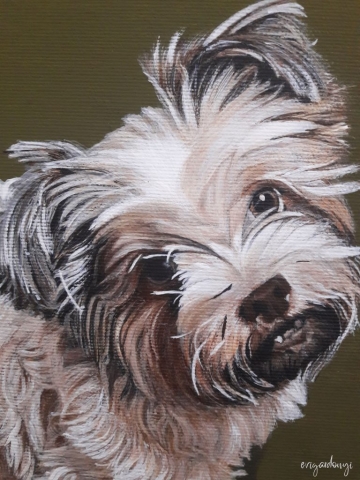 Mex részlet (30x30 cm, akril vásznon)