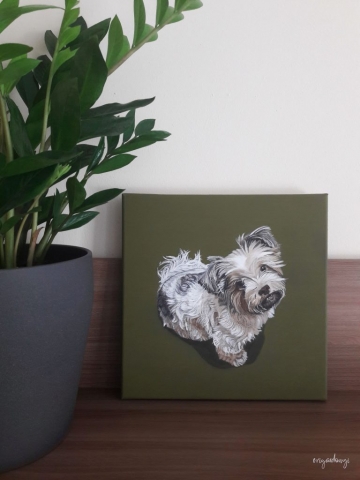 Mex (30x30 cm, akril vásznon)