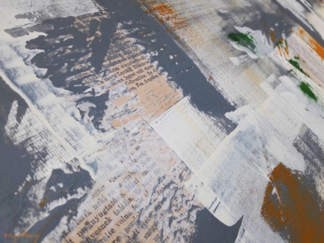 Szabad lélek részlet (40x120 cm, akril vásznon)